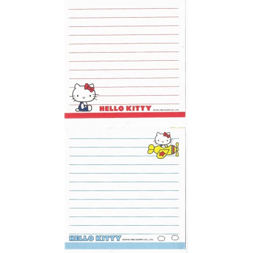 Ano 1999. Kit 2 Notas Hello Kitty Vivitix Girls Sanrio