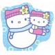 Ano 2002. Nota Hello Kitty Snow Sanrio