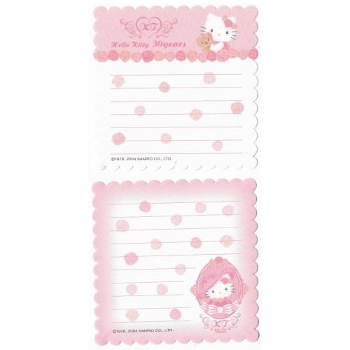 Ano 2004. Kit 2 Notas Hello Kitty 30 YEARS 2 Sanrio