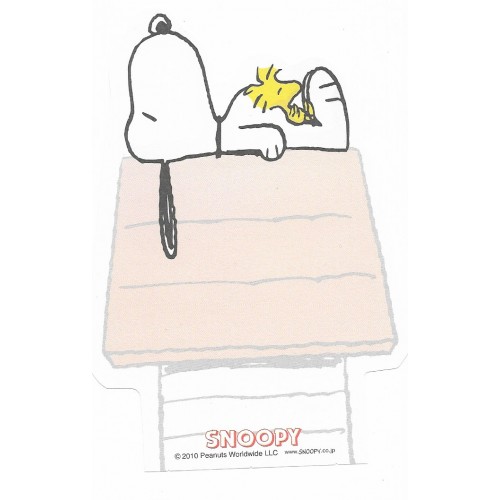 Nota Snoopy Sleeping Peanuts Japan