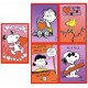 Kit 5 Mini-Cartões de Mensagem Valentines Antigo Importado Snoopy2