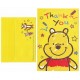 Mini Conjunto de Papel de Carta Disney POOH Thank You Japan