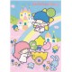 Ano 1984. Conjunto de Papel de Carta Little Twin Stars Vintage Sanrio