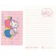 Ano 1986. Conjunto de Papel de Carta Little Twin Stars Vintage Sanrio