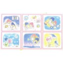 Ano 1989 Conjunto de Papel de Carta Little Twin Stars Dream CAM Sanrio