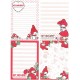 Ano 2009 Kit 4 Notas My Melody Strawberry Fields Sanrio