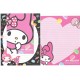 Ano 2009. Kit 2 Conjuntos de Papel de Carta My Melody Sweet Sanrio