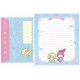 Ano 2009 Conjunto de Papel de Carta My Melody & Sweet Piano Sanrio