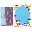 Ano 1995. Conjunto de Papel de Carta Pochacco Diving Vintage Sanrio