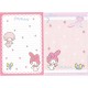 Ano 2006. Kit 4 Papéis de Carta My Melody Sweet Sanrio