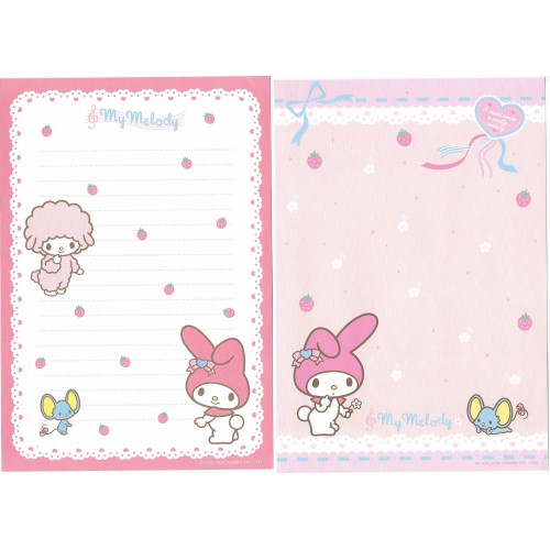 Ano 2006. Kit 4 Papéis de Carta My Melody Sweet Sanrio