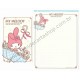 Ano 2012. Conjunto de Papel de Carta My Melody My Umbrella Sanrio