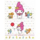 Ano 2000. Conjunto de Papel de Carta My Melody Yellow Antigo (Vintage) Sanrio