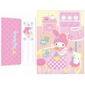 Ano 2006. Conjunto de Papel de Carta My Melody Cake Sanrio