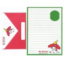 Ano 2006. Conjunto de Papel de Carta My Melody Red Hood Sanrio