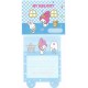 Ano 1999. Conjunto de Papel de Carta My Melody CAZ Antigo Sanrio