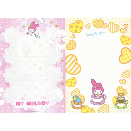 Ano 2005. Lote 16 Papeis de Carta My Melody Sanrio