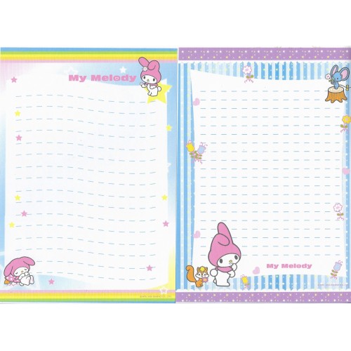 Ano 2004. Lote 16 Papeis de Carta My Melody Sanrio