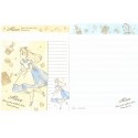 Kit 2 Conjuntos de Papel de Carta Disney Alice Time For Tea