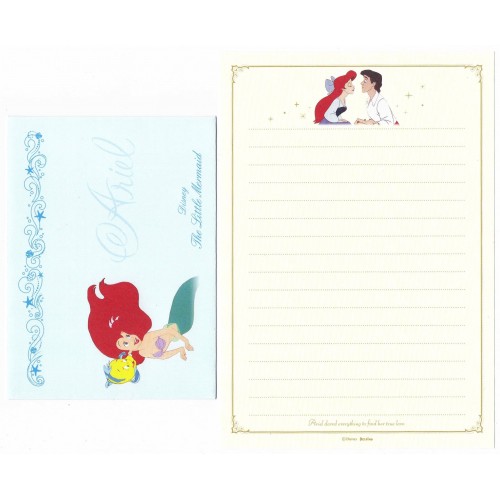 Conjunto de Papel de Carta Disney The Little Mermaid Delfino