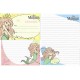 Kit 2 Conjuntos de Papel de Carta Importado Disney Little Mermaid