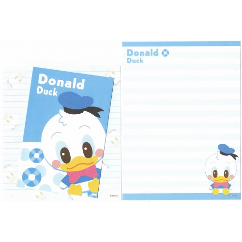 Conjunto de Papel de Carta Importado Disney Donald Duck Dupla (AZ)