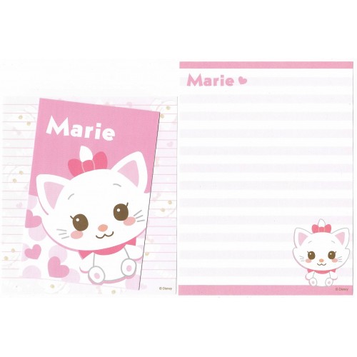 Conjunto de Papel de Carta Importado Disney Marie Dupla (RS)