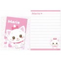 Conjunto de Papel de Carta Importado Disney Marie Dupla (RS)