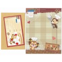 Conjunto de Papel de Carta Disney Chip'n Dale Cake