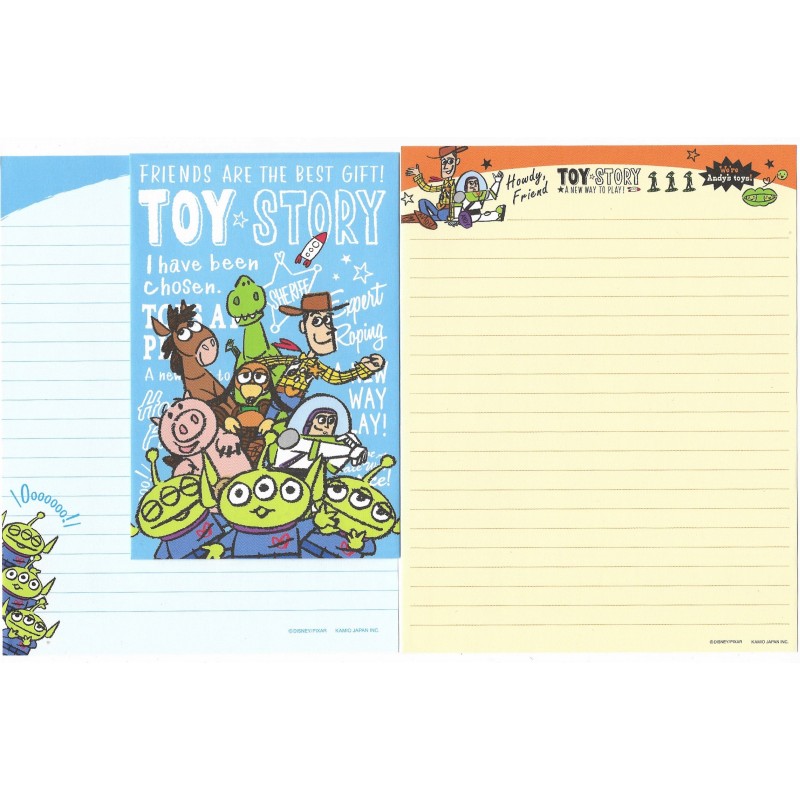 Kit 2 Conjuntos de Papel de Carta Disney/Pixar Toy Story At Play 2