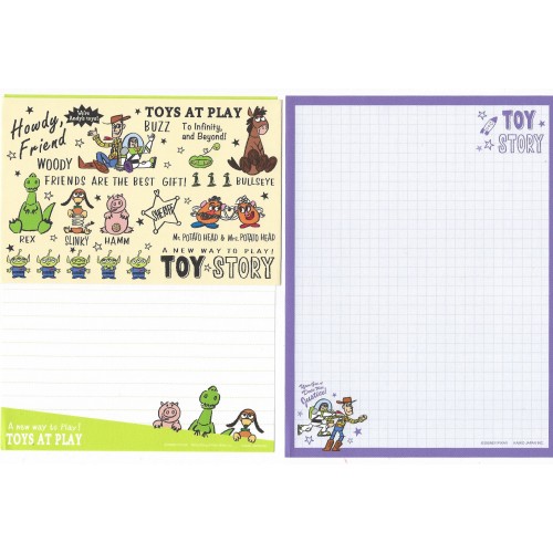 Kit 2 Conjuntos de Papel de Carta Disney/Pixar Toy Story At Play 2