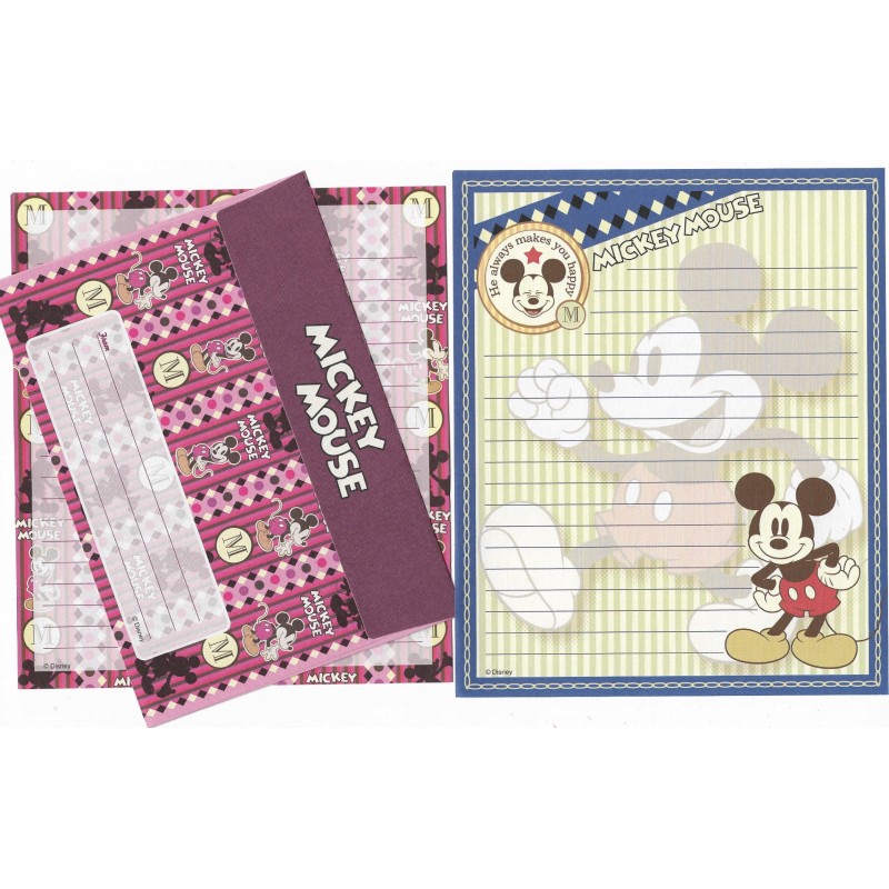 Conjunto de Papel de Carta Disney Mickey Mouse M