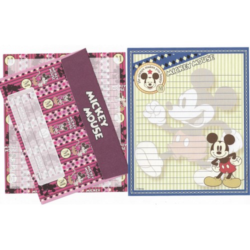 Conjunto de Papel de Carta Disney Mickey Mouse M