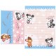 Kit 3 Conjuntos de Papel de Carta Disney Cuties