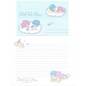 Ano 2005. Conjunto de Papel de Carta Little Twin Stars Moon Sanrio