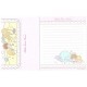 Ano 2005. Conjunto de Papel de Carta Little Twin Stars Elephant Sanrio