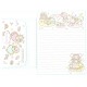 Ano 2012 Conjunto de Papel de Carta Little Twin Stars Market VD Sanrio