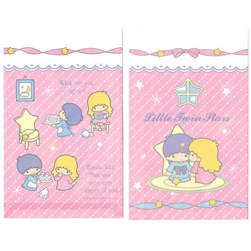 Ano 2003. Saco de Papel Little Twin Stars Dupla Sanrio