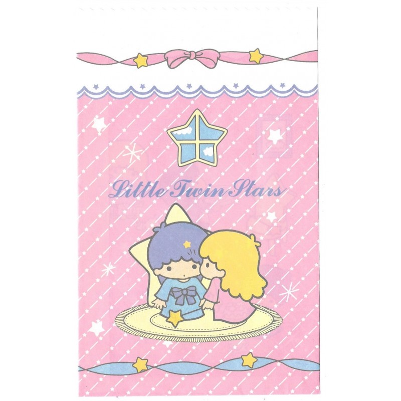 Ano 2003. Saco de Papel Little Twin Stars Dupla Sanrio