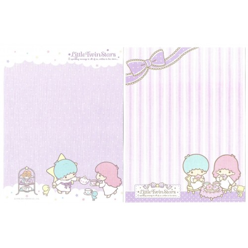 Ano 2014. Lote 12 Papéis de Carta Little Twin Stars Sanrio