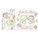 Ano 2008. Conjunto de Papel de Carta Little Twin Stars Shake Sanrio