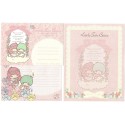 Ano 2010. Conjunto de Papel de Carta Little Twin Stars Friends1 Sanrio