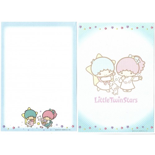 Ano 2011. Lote 16 Papéis de Carta & CAPA Little Twin Stars Sanrio