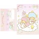 Ano 2013. Kit 2 Conjuntos de Papel de Carta Little Twin Stars Sanrio