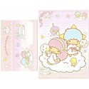 Ano 2013. Kit 2 Conjuntos de Papel de Carta Little Twin Stars Sanrio