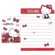 Ano 2014. Kit 2 Conjuntos de Mini-Papel de Carta Hello Kitty Ribbon