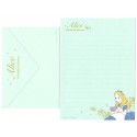 Conjunto de Papel de Carta Disney ALICE Wonderland Adv.