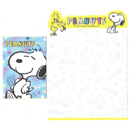 Kit 2 Conjuntos de Mini-Papel de Carta SNOOPY Thump3 Peanuts