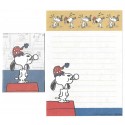 Kit 2 Conjuntos de Mini-Papel de Carta SNOOPY Delfino CAZ