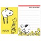 Kit 2 Conjuntos de Mini-Papel de Carta SNOOPY & His Friends 2016